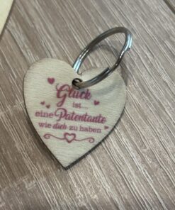 Schlüsselanhänger Herzform