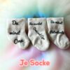 💕 Schwangerschaft verkünden mit personalisierter Babysocke 💕