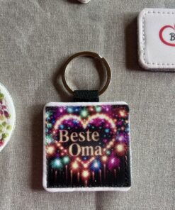 Schlüsselanhänger Quadratisch