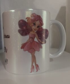 Tasse Glitzer Fee