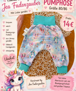 Pumphose Einhorn 80/86