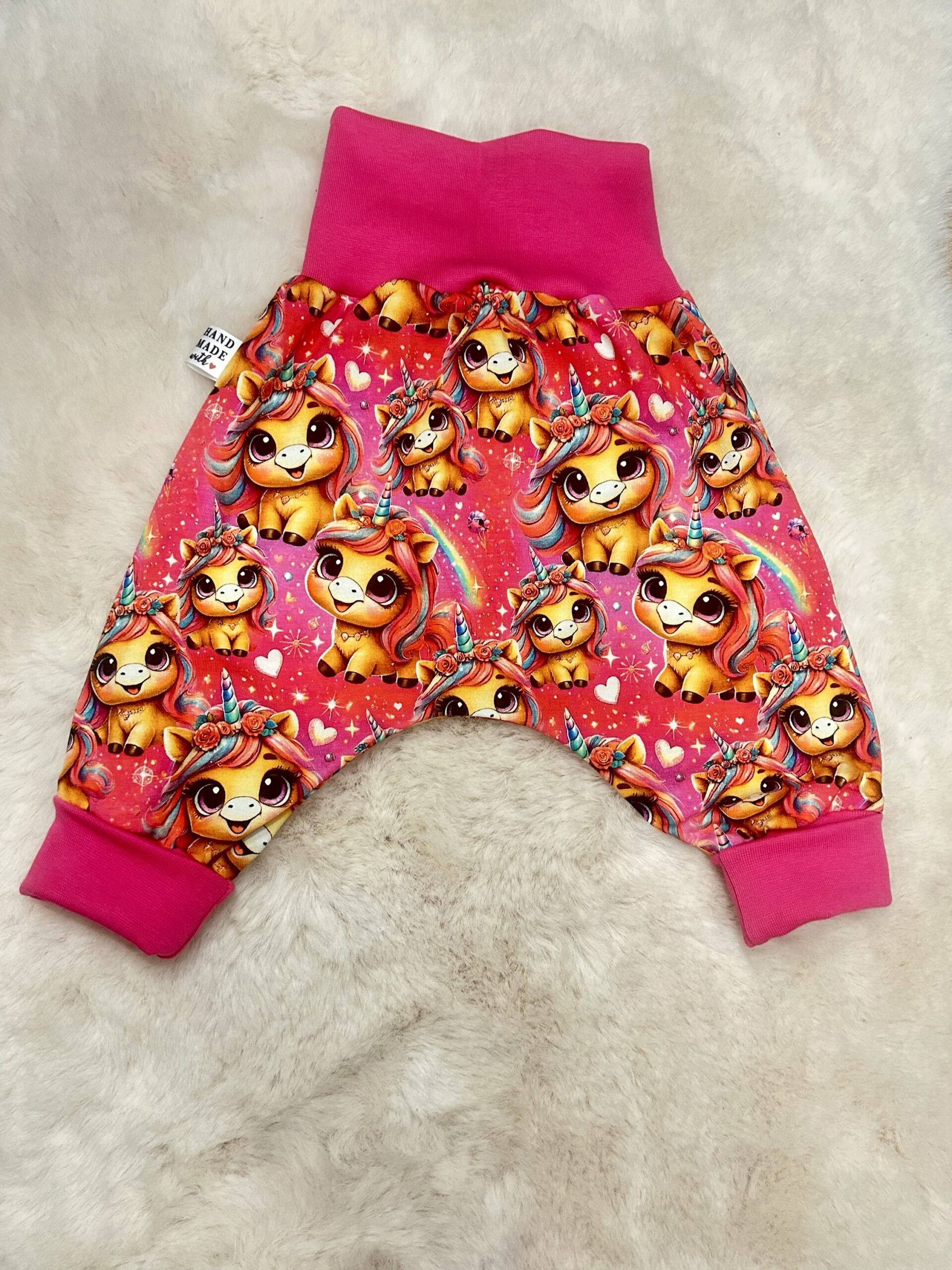 Pumphose Einhorn 68/74 – Bild 3