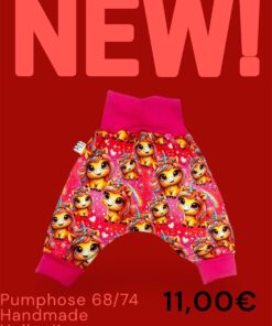 Pumphose Einhorn 68/74