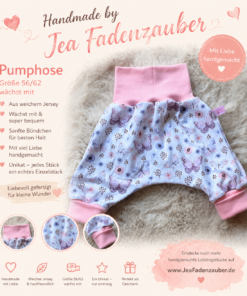 Pumphose Schmetterling 56/62