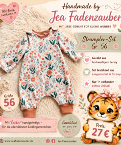 Strampler Floral Gr 56