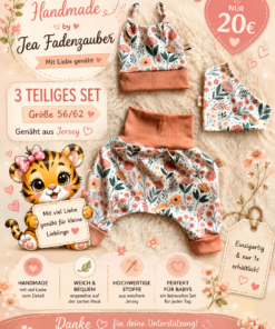 3 Teiliges Set 56/62 Floral