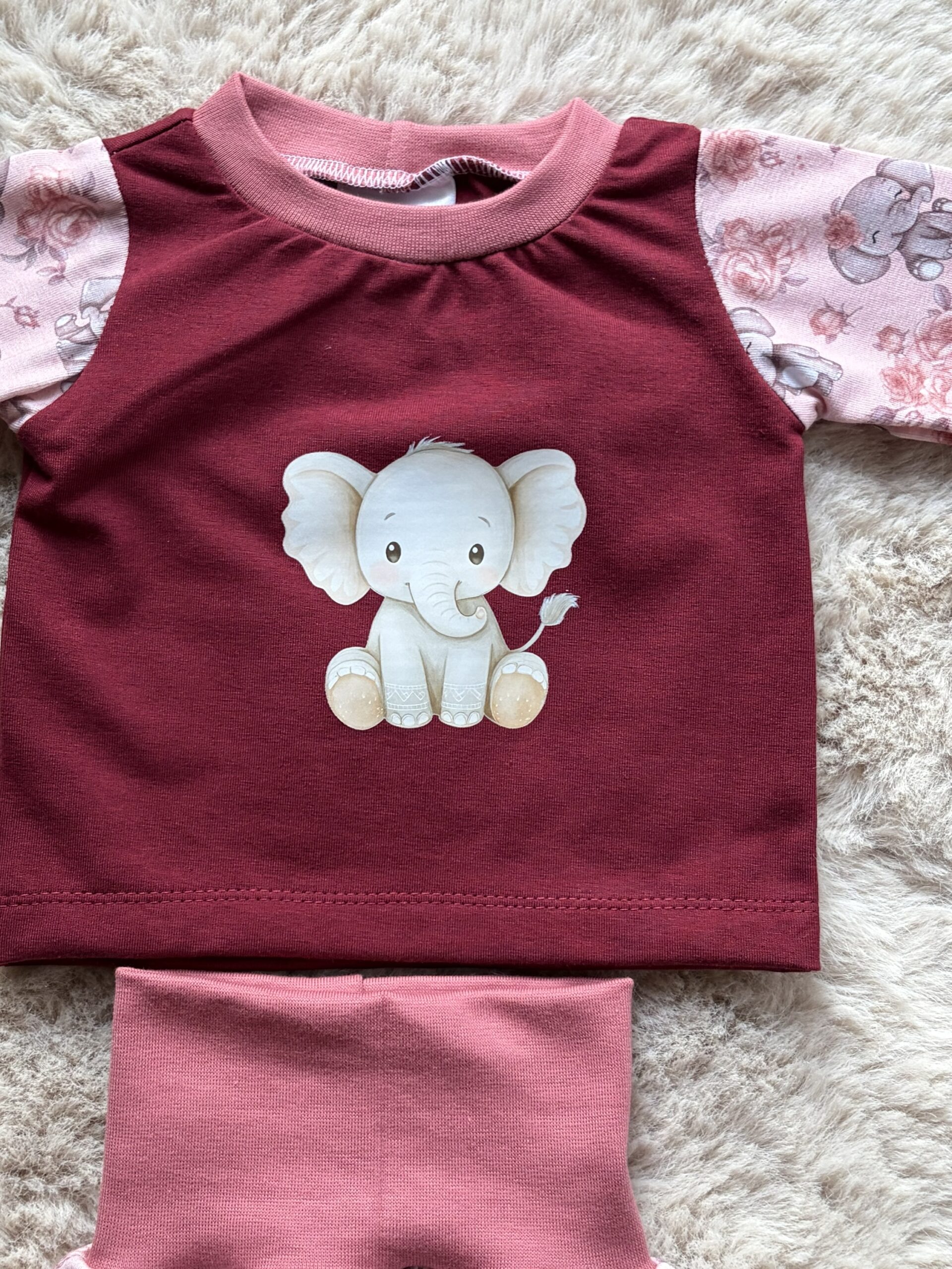 Pumphose Set 56/62 Elefant – Bild 2