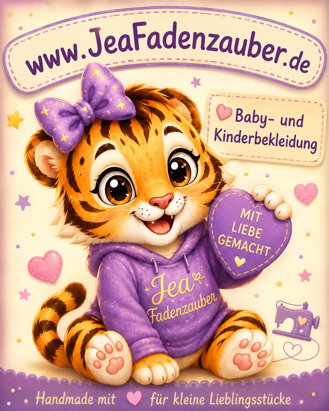 Jea Fadenzauber Tiger-Maskottchen