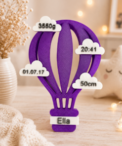 Erinnerungsstück Geburt Heißluftballon